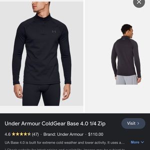 Under Armour Cold Gear Quarter Zip Men’s Medium
